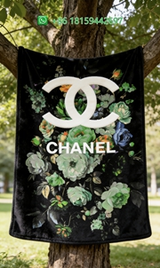 Chanel Throw Blankets